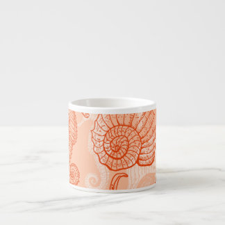 Hand Drawn Sea: Vintage Pattern Espresso Cup
