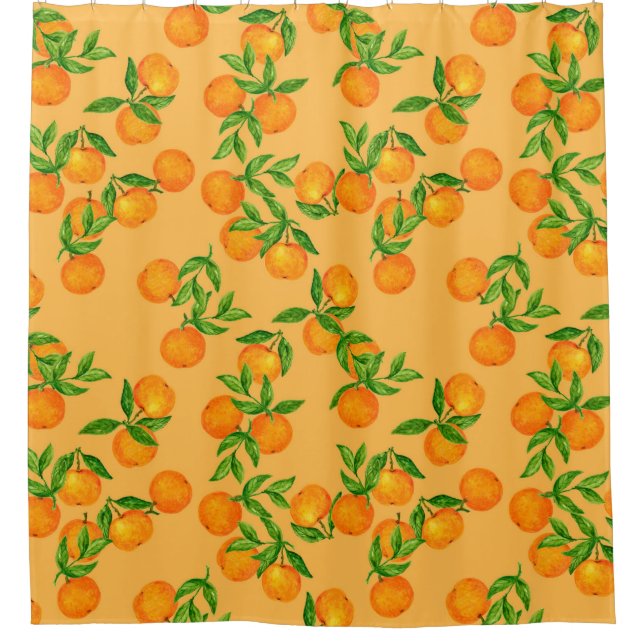 Hand drawn seamless background pattern inspired by shower curtain (Front)