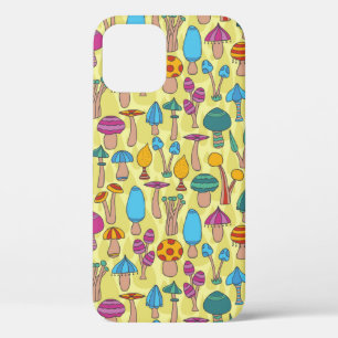 Hand drawn seamless pattern with hand drawn doodle iPhone 12 case