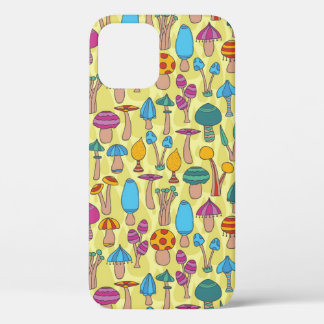Hand drawn seamless pattern with hand drawn doodle iPhone 12 case