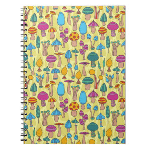 Hand drawn seamless pattern with hand drawn doodle notebook