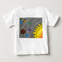 Hand-Drawn Solar System Art – Colourful Space Lear