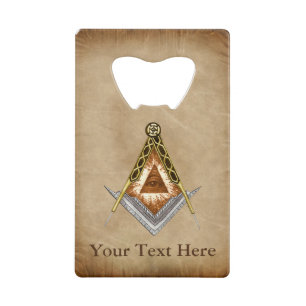 Hand Drawn Square and Compass With All Seeing Eye