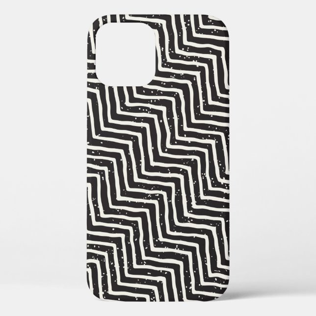 Hand drawn style seamless pattern. Abstract geomet Case-Mate iPhone Case (Back)