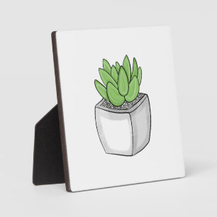 Hand drawn Succulent Plaque