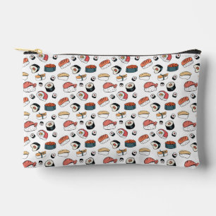 Hand-Drawn Sushi Mix Accessory Pouch
