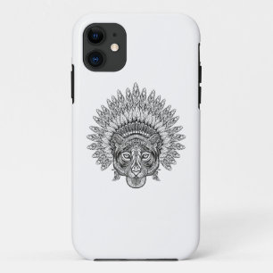 Hand Drawn Tiger In Style iPhone 11 Case