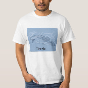 Hand Drawn Titanic Ship T-Shirt
