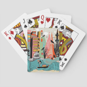 Hand Drawn Tokyo Japan Playing Cards