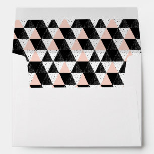 Hand Drawn Triangle Geometric Pattern Envelope