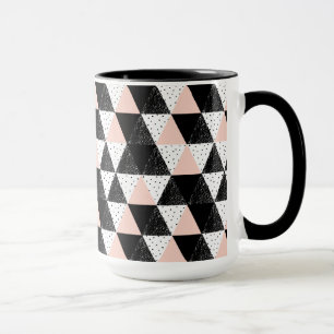 Hand Drawn Triangle Geometric Pattern Mug