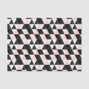 Hand Drawn Triangle Geometric Pattern Tissue Paper