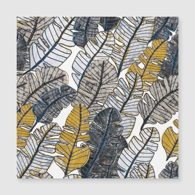 Hand Drawn: Tropical Leaves (Front)