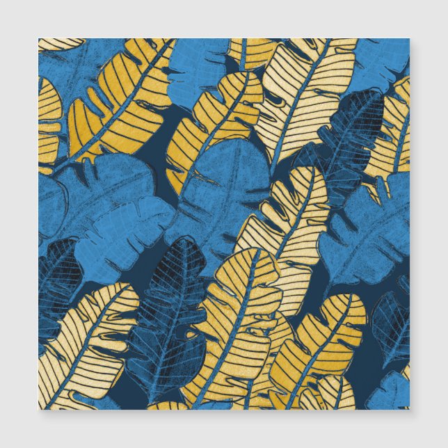 Hand Drawn Tropical Leaves: Seamless (Front)