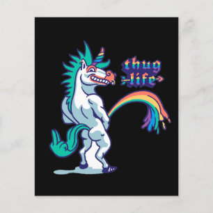 hand drawn unicorn peeing