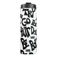 Hand drawn Unique Tumbler Motivational Design 