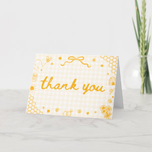 Hand Drawn Valentine Sweetheart Bridal Shower Thank You Card