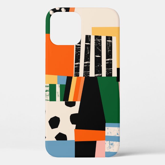 Hand drawn various shapes. Abstract contemporary s Case-Mate iPhone Case (Back)