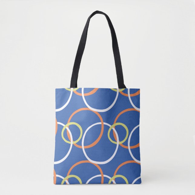 Hand Drawn Vintage Texture Pattern Tote Bag (Front)
