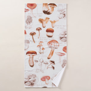 Hand-drawn watercolor seamless pattern of the diff bath towel
