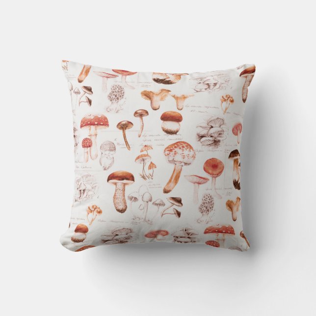 Hand-drawn watercolor seamless pattern of the diff cushion (Front)