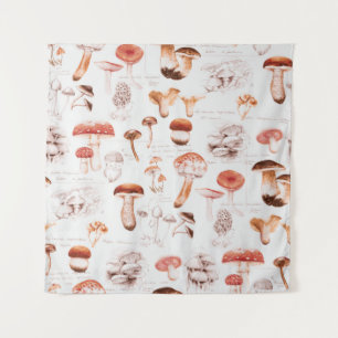 Hand-drawn watercolor seamless pattern of the diff tapestry