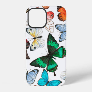 Hand drawn watercolor seamless pattern with colorf iPhone 12 case