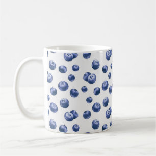 Hand drawn watercolor seamless repeated pattern wi coffee mug
