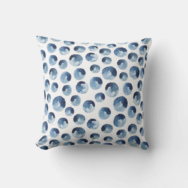 Hand Drawn Watercolor Seamless Wallpaper Cushion (Front)
