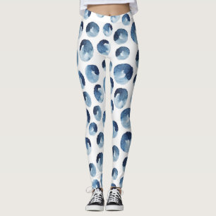 Hand Drawn Watercolor Seamless Wallpaper Leggings