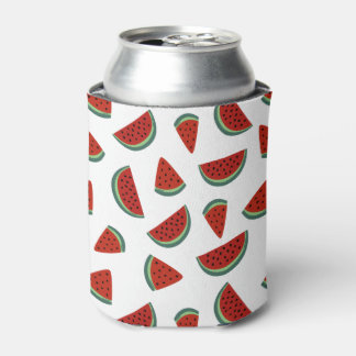 Hand Drawn Watermelon Pattern Can Cooler