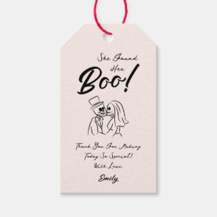Hand Drawn Whimsical Halloween Wedding Gift Tags
