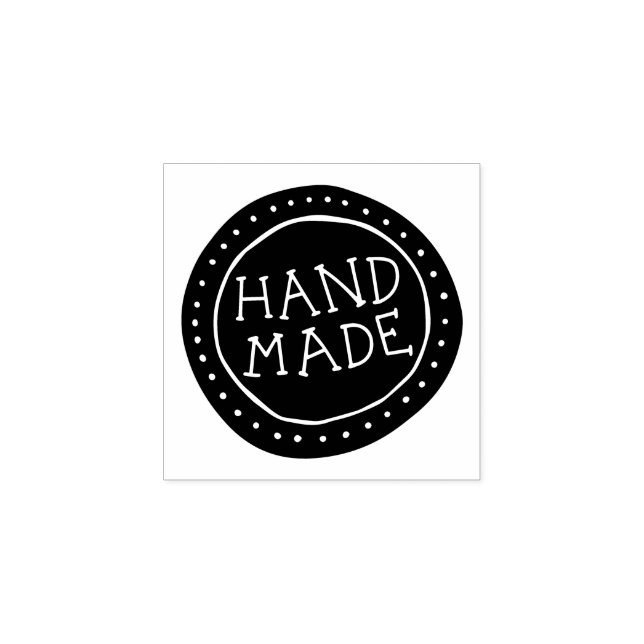 Hand drawn whimsical handmade rubber stamp (Imprint)