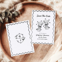 Hand Drawn Whimsical Quirky Handwritten Wedding