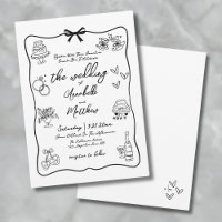Hand Drawn Whimsical Wedding