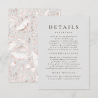 Hand-drawn Wildflowers Pattern Wedding Details