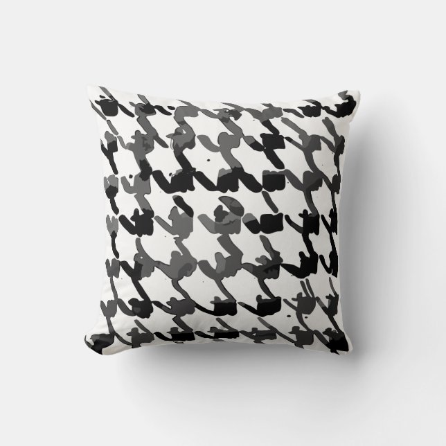 hand drown keffiyeh cushion (Front)