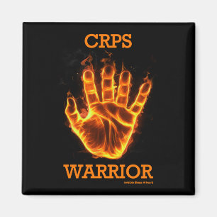Hand/Flames...CRPS Magnet