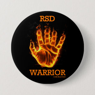 Hand/Flames...RSD 7.5 Cm Round Badge