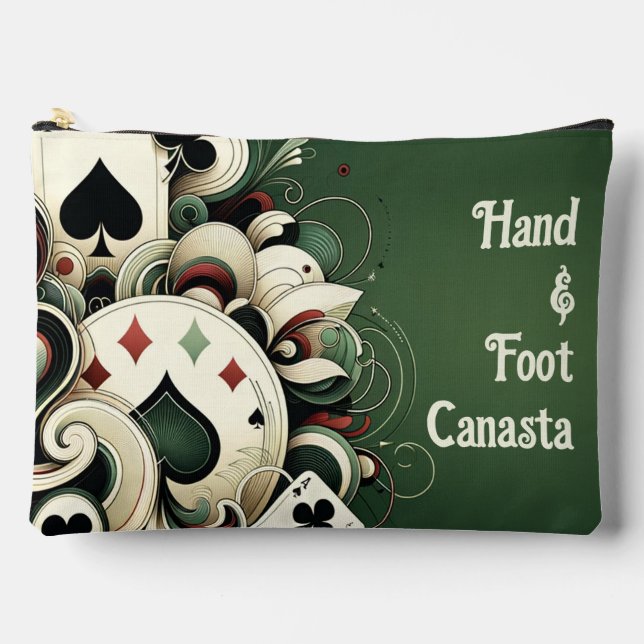 Hand & Foot Canasta Accessory Pouch (Front)