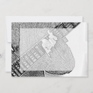Hand fretting guitar bw sketch