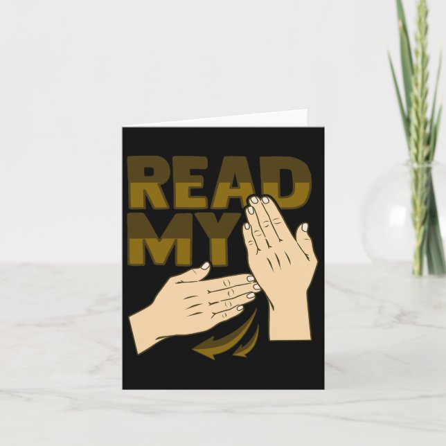 Hand Gesture Deaf Hearing Loss Awareness 12  Card (Front)