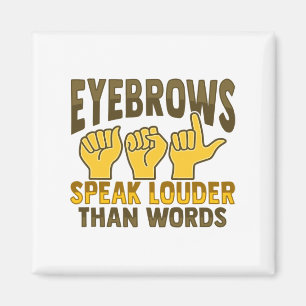 Hand Gesture Deaf Hearing Loss Awareness 5  Magnet