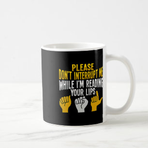 Hand Gesture Deaf Hearing Loss Awareness 9 Coffee Mug