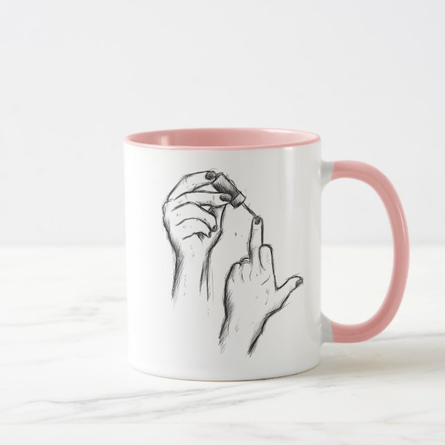 Hand Gesture Mug (Right)