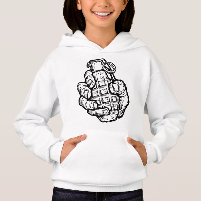 Hand Grenade In Comics Style (Front)