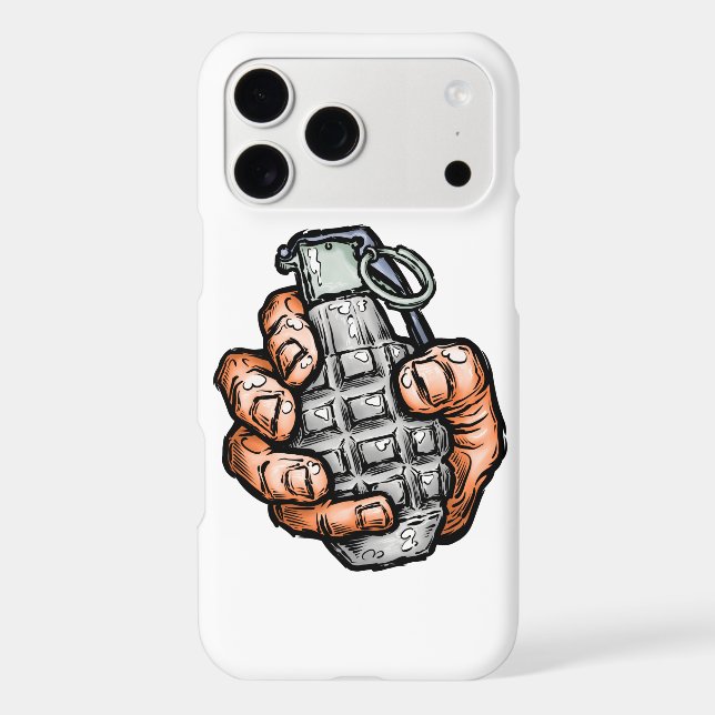 Hand Grenade In Comics Style (Back)