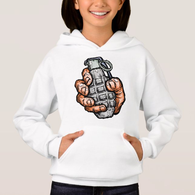 Hand Grenade In Comics Style (Front)