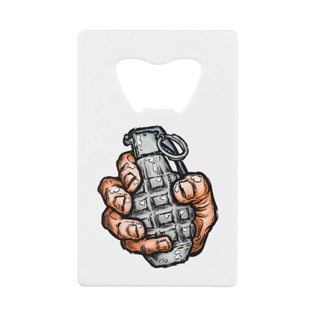Hand Grenade In Comics Style (Front)