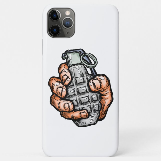 Hand Grenade In Comics Style Case-Mate iPhone Case (Back)